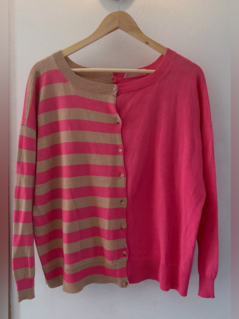 Chicca Lualdi front and back button Down Sweater